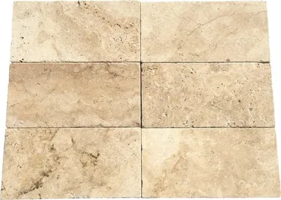 Produktbild von FLAIRSTONE Travertin Terrassenplatte Assos 40,6 cm x 20,3 cm x 3 cm