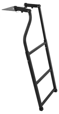 Produktbild von Klappbare Ladebordwandleiter, platzsparendes Design, langlebige Konstruktion, Schwarz