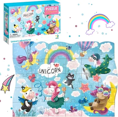 Zdjęcie produktu dla Puzzle 30 elementw. Przygoda jednorocw