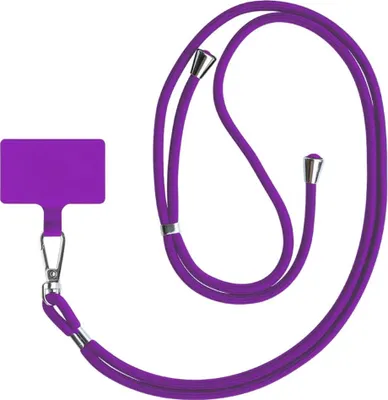 Produktbild von Handykette universal - verstellbare abnehmbare Handy Kette für Smartphone - Lila