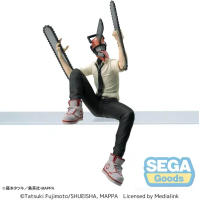 Produktbild von Sega Chainsaw Man PM Perching PVC Statue Chainsaw Man 14 cm