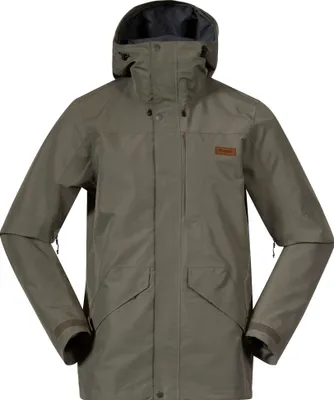 Produktbild von Bergans Herren Nordmarka 2L Regenjacke Green Mud XL