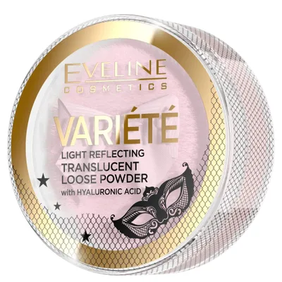Produktbild von Eveline Cosmetics Variete Transparentny puder sypki odbijający światło, 6 g