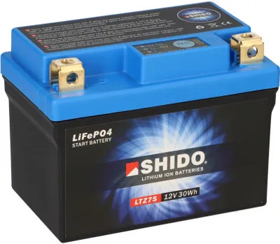 Immagine prodotto di Batteria per moto al litio Shido LiFePO4 LTZ7S 12V