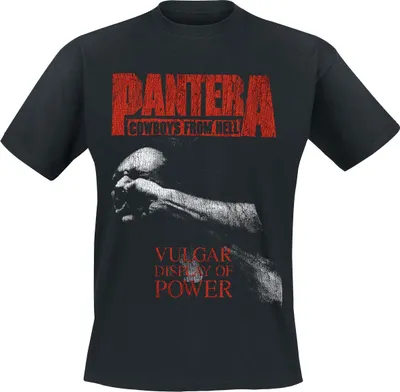 Produktbild von Pantera T-Shirt Herren Vulgar Display Of Power schwarz L