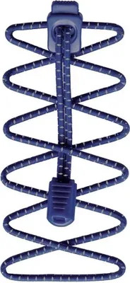 Produktbild von Nathan Reflective Run Laces - Blue -