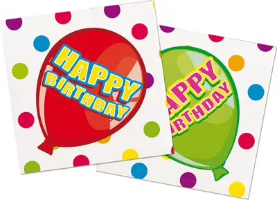 Produktbild von Servietten alles Gute zum Geburtstag, 16.