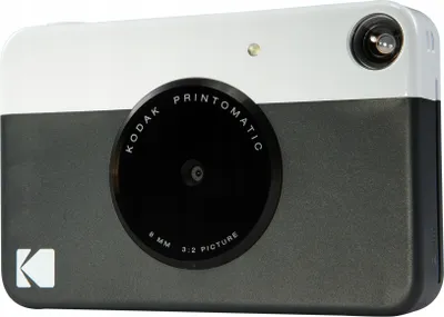 Productafbeelding van Kodak Printomatic 2MP fotocamera - foto-sticker, 45 seconden - zwart