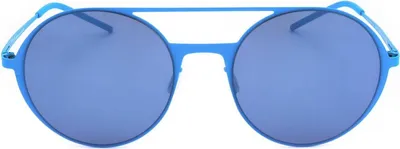 Productafbeelding van Italia Independent 0207-027-000 zonnebril, blauw, voor heren, blauw, one size
