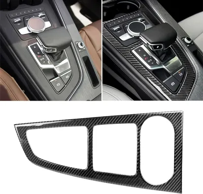 Obrázok produktu pre Car Car Carbon Fiber Gear Position Panel dekoratívny nálepka pre Audi 2017-2018 A4L / 2017-2018 A5 / 2016-2017 A4 B9, Ľavý pohon
