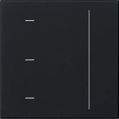 Image de Gira Touchapplique S3000 noir 5365005 (5365005)