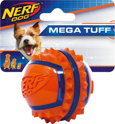 Produktbild von NERF Dog TPR Spike Ball 6,3 cm blau/orange