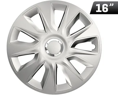 Obrázek produktu pro Kryty kol Stratos RC stříbrné 16", 4 ks