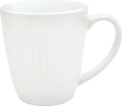 Produktbild von Greengate Becher ALICE Weiß 400 ml Kaffeebecher Everyday Geschirr Serie WHITE