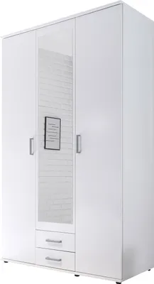Produktbild von Kleiderschrank Schrank Schlafzimmerschrank Wäscheschrank Holzschrank "Kitty I"