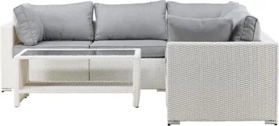 Image de Amazon ensemble lounge 2 parties gris,blanc.