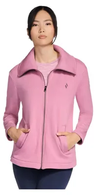 Zdjęcie produktu dla Kurtka damska Skechers GO Snuggle Tunika Full Zip Polar Długie rękawy Rozmiar M Różowa