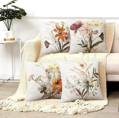 Productafbeelding van Kussenhoezen - decoratief/hypoallergeen - zonder vulling - voor bankkussens