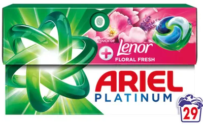 Produktbild von Ariel Platinum Kapsułki do prania Lenor Freshness, 29 sztuk