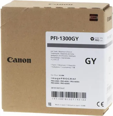 Produktbild von Canon PFI-1300 Tinte photo grey 330 ml