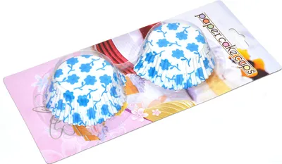 Produktbild von Bunte Backförmchen 10,5 cm (Durchmesser 4,5 cm, Höhe 3 cm) – 50 Stück