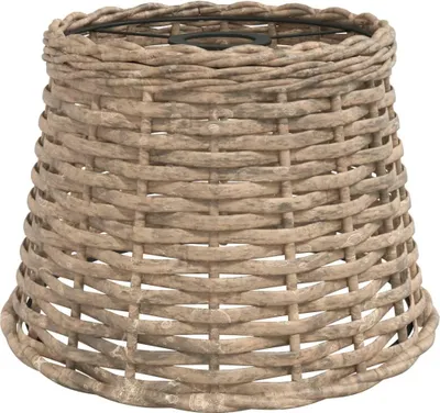Produktbild von vidaXL Lampenschirm Braun Ø25x17 cm Korbweide