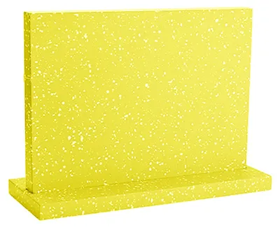 Obrázek produktu pro Magnetický držák na nože nebo blok na nože v žluté barvě. Elegantní a praktický způsob, jak uspořádat nože