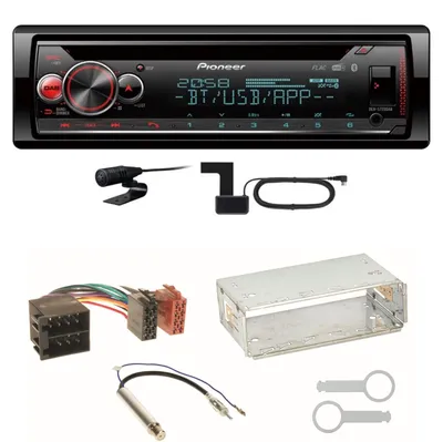 Produktbild von Pioneer DEH-S720DAB MP3 Bluetooth Einbauset für Golf 4 Passat 3B Polo 6N 9N Lupo