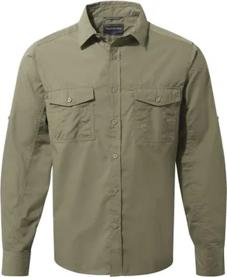 Produktbild von Craghoppers Herren Kiwi Langarmhemd Pebble XXXL