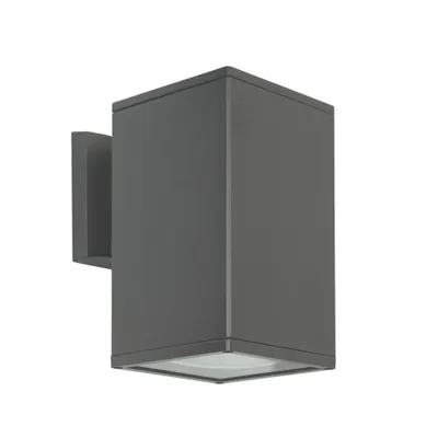 Zdjęcie produktu dla Kinkiet zewnętrzny Adela ciemnoszary 1xE27x60W aluminium wym:20x12x18,5cm IP54 SU-MA