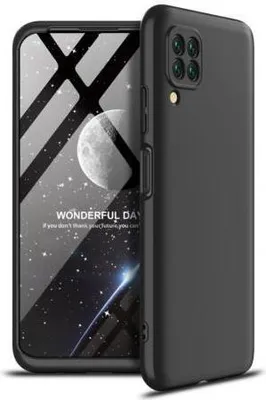 Produktbild von 360 Grad-Case für Huawei P Serie mit 2.5D Glas - Farbe: schwarz - Model: Huawei P40 Lite