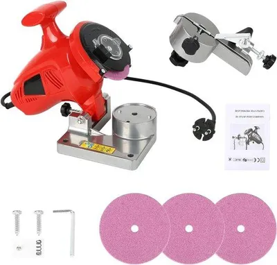 Produktbild von Elektrische Kettenzaugschleifkit - Schleifset für Kettenzauger - Handgeführte elektrische Schleifmaschine.