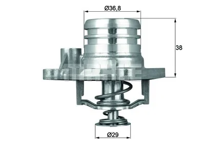Produktbild von Mahle Thermostat für Opel Agila