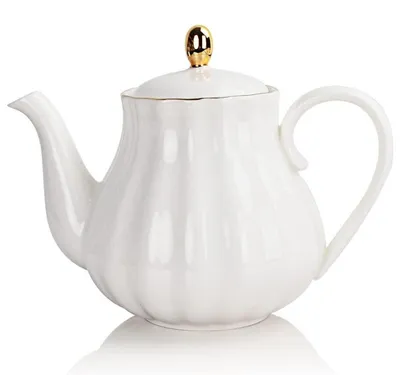 Produktbild von Teetasse mit Sieb 890 ml Porzellan Weiß