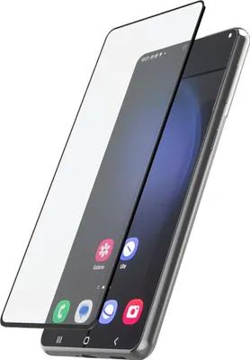 Produktbild von Hama 00213063, Samsung, Galaxy S22+, Stoßfest, Schlagfest, Kratzresistent, Schwarz, Transparent, 1 Stück(e)