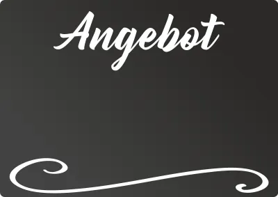 Produktbild von Angebot Tafel - waagerecht - Kreidetafel Chalkboard A6 (105x148mm)
