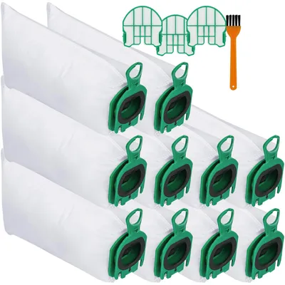 Staubsaugerbeutel für Vorwerk Kobold VB100, 10 Stück mit Filtern