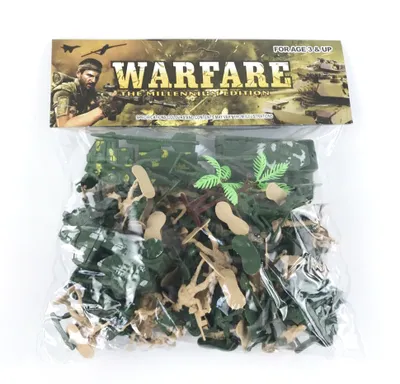 Produktbild von Set von 100 Spielzeugsoldaten Figuren für fantasievolles Spielen und als Sammlerstücke
