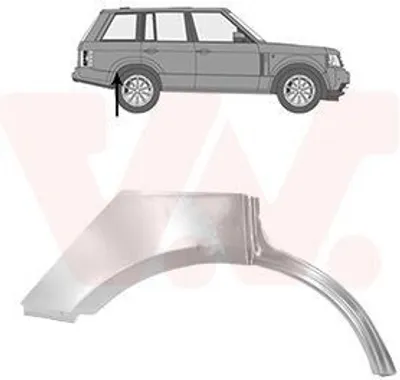 Produktbild von VAN WEZEL Seitenwand Reparaturblech für LAND ROVER Range Rover III (L322)