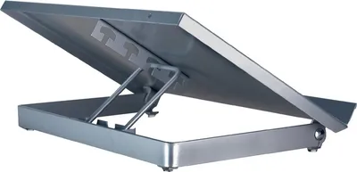 Image de Porte-concept L350xP247xH60mm MET argent Distance de vue réglable