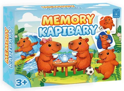 Image de Jeu de mémoire avec des capybaras
