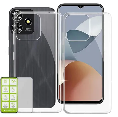 Obrázek produktu pro Pro ZTE Blade A73 4G / V50s / Axon 50 Lite Silicone Case H9 Glass Mobile Phone Case Cover Case Cap