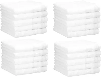 Produktbild von Betz 20 Stück Seiftücher 30x30 cm PALERMO 100% Baumwolle Farbe: weiß