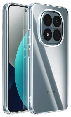 Immagine prodotto di Mayaxess, custodia morbida in silicone resistente agli urti per Xiaomi Redmi Note 15 Pro Plus 5G, trasparente