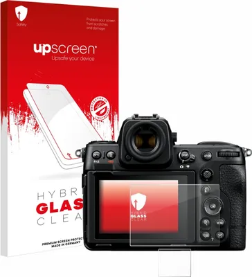 Produktbild von upscreen Schutzglas für Nikon Z 8 (Display + Schulterdisplay) Schutzfolie Panzer Folie Glas Display Schutz klar