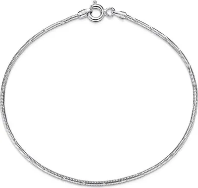 Produktbild von SILBERKETTEN STORE Schlangenkette Armband, geprägt 1,4mm - 925 Silber, Länge wählbar - 19cm