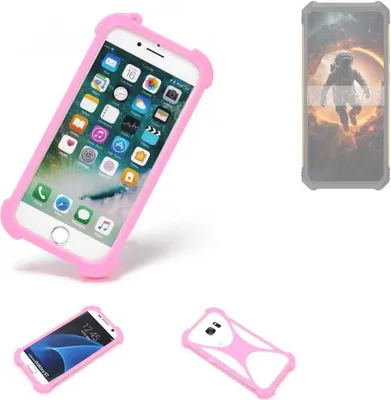 Produktbild von K-S-Trade Handy Hülle kompatibel mit Cubot KingKong ES Schutz Hülle Bumper Silikon Schutz Hülle Cover Case Silikoncase Silikonbumper TPU Softcase