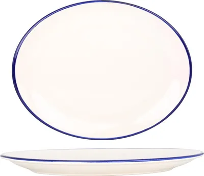 Produktbild von Rinart Servierschale - Blue Edge - Porzellan - 31 cm