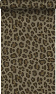 Produktbild von Origin Wallcoverings Tapete Leopardenmuster Braun und Beige 53 cm x 10.05 m