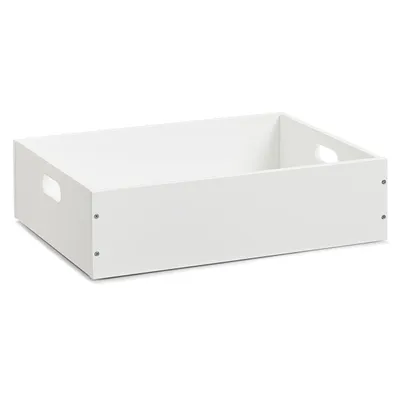 Produktbild von Zeller Aufbewahrungskiste, stapelbar, MDF, weiß - 40x30x11; 13351